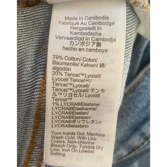 J.Crew Essential Straight Jeans Womens Size 31 Button-Fly Frayed Hem - Picture 9 of 13